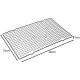 Ruhhy 24746 Metal Cooling and Icing Rack for Baking, 40x25 cm