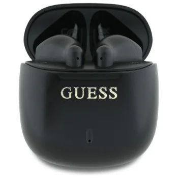 Guess Printed Classic Logo TWS Bluetooth 5.3 Wireless Headphones - Black