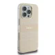 Чехол DKNY для iPhone 16 Pro Max Repeat Texture Pattern With Stripe, розовый