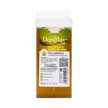 Rullīšu vasks depilācijai Depilflax 100 110 g, olīvu