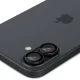 Rūdīts stikls Spigen Glass tR EZ Fit Optik Pro iPhone 16 Plus kamerai (2 gab.) - Melns | Tempered for Camera pcs.)...