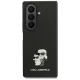 Чехол Karl Lagerfeld Saffiano Karl&Choupette Pin для Samsung Galaxy Z Fold7 - черный