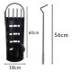 Kaminer 25971 Fireplace Accessory Set 5-in-1, Metal