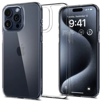Чехол Spigen Airskin Hybrid для iPhone 15 Pro, прозрачный