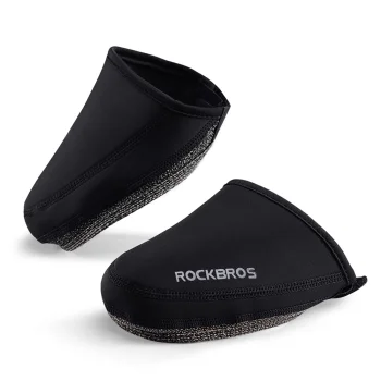 Ветрозащитные полубахилы на носок обуви Rockbros LF1030 39-45 cm, черные
