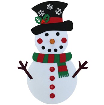 Filca sniegavīrs diy | Felt snowman