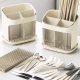 Cutlery Drainer and Kitchen Organizer, Beige