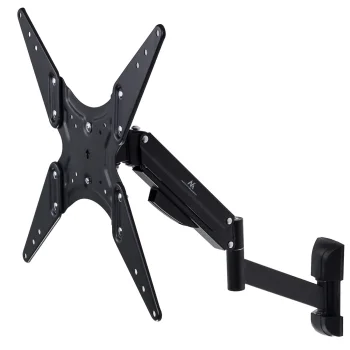 Maclean TV sienas stiprinājums, 32"-55", 22kg, gāzes atspere, melns