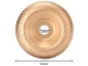 Koka frēzēšanas un slīpēšanas disks leņķa slīpmašīnai, 125 mm, zelta
