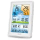 Baldr BD-906 bezvadu meteoroloģiskā stacija ar krāsu displeju, balta