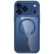Чехол Tech-Protect MagPeak MagSafe CC для iPhone 18 Pro Max / 17 Pro Max, синий / прозрачный