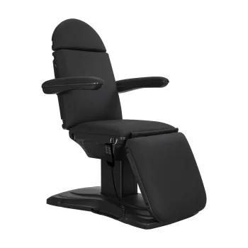 Elektriskais kosmetoloģijas krēsls Sillon Eclipse, 3 motori, melns