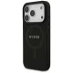 Guess Saffiano Classic Logo MagSafe vāciņš iPhone 17 Pro Black