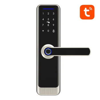 Avatto viedā digitālā durvju slēdzene ZSDL-A270-S-ALI-5572 ZigBee Silver