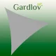 Треугольный теневой навес Gardlov 23147, 3x3x3 м, серый