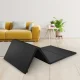 Складной гимнастический мат 4FIZJO XL 240x120x5 см, черный