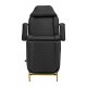 Activeshop 557G Cosmetic Chair with Trays, Gold and Black