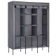 Massido Textile Wardrobe, Graphite