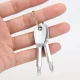 Filipsa skrūvgriezis atslēgu gredzens Sil | Phillips screwdriver key ring sil