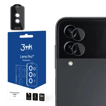 Защитное стекло на камеру 3mk Lens Protection Pro для Samsung Galaxy Z Flip 4 Черное