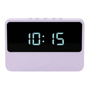 Setty LW2220 digitālais LED modinātājs, violets