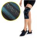 4Fizjo 903 Elastic Knee Brace, XL, Black/Blue