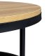 Apaļš kafijas galdiņš loft stilā 60 cm ModernHome
