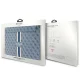 Guess 4G Printed Stripes klēpjdatora vāciņš līdz 14\", zils