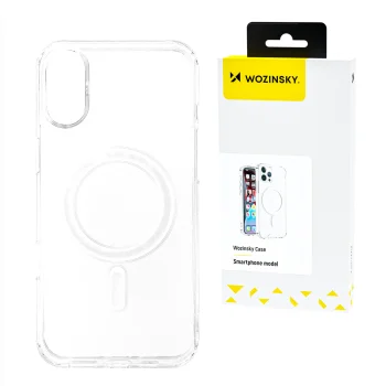Чехол Wozinsky Ultra Clear MagSafe для Samsung Galaxy S24 FE, прозрачный