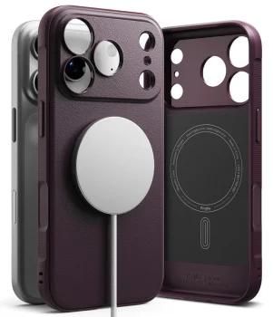 Ringke Onyx Magsafe ümbris iPhone 18 Pro / 17 Pro jaoks, bordoopunane
