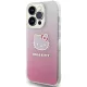 Hello Kitty iPhone 15 Pro vāciņš IML Gradient Electrop Kitty Head, rozā