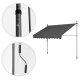 Balkona saulessargs 300x120 cm regulējams augstums MultiGarden, pelēks