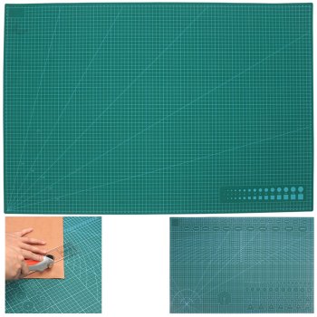 A1 Double-Sided Self-Healing Cutting Mat, 60x90 cm, Green