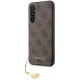 Чехол Guess 4G Charms для Samsung Galaxy A54 5G, Коричневый