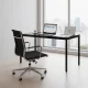 Modernhome NORD-BC virtuves galds / rakstāmgalds 120x60 cm, melns