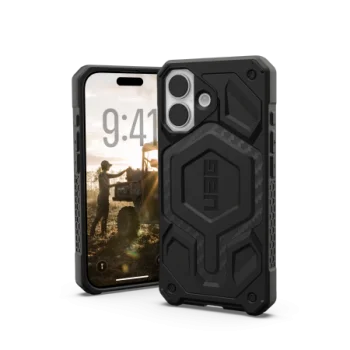 Чехол UAG Monarch Pro MagSafe для iPhone 17 Pro – чёрный и серый
