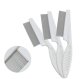 Pet Grooming Comb for Undercoat Removal, White