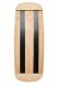 4Fizjo 384 Wooden Balance Board with Roller, Light Brown/Black