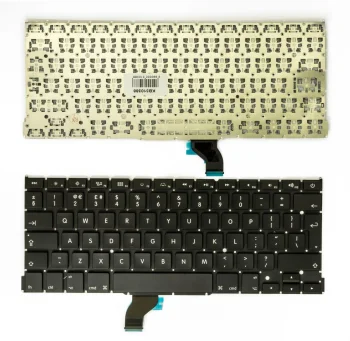 Apple MacBook Pro 13" A1502 tastatūra, UK, melna
