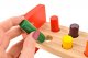 Attīstošā Rotaļlieta Bērniem Koka Sols ar Blokiem un Āmuru | Eco Children\'s Toy Wooden blocks with a hammer