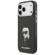 Чехол Karl Lagerfeld IML Aquarelle Karl & Logo MagSafe для iPhone 17 Pro Max, Черный