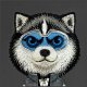 Nimmy Cool&Cute 2.0 Wolf vāciņš Apple iPhone 17, Melns