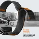 Ремешок для часов Spigen Athlex Air для Garmin QuickFit 22mm, черно-оранжевый