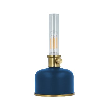 Retro LED lampa ar akumulatoru Forever Light FLR-35, aptumšojama, zila