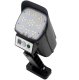LED saules lampa ar viltus novērošanas kameru un tālvadības pulti, melna