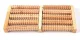 Традиционный деревянный массажер для ног, роликовый 2x5