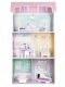 Деревянный кукольный домик Ecotoys 4121 Rezydencja Jagodowa с мебелью