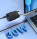 Choetech PD5007 GaN USB-C lādētājs PD 30W melns