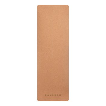 Коврик для йоги Balance Cork Rubber, 183x61 см, 4 мм