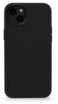 Decoded AntiMicrobial Silicone Backcover for iPhone 14 Plus, Charcoal